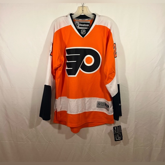 Reebok Philadelphia Flyers #21 James Van Riemsdyk Home Hockey Jersey Size Small